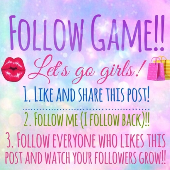 ๐ NEW FOLLOW GAME ๐ LETS PLAY โจ Please Tag Poshers - Picture 4 of 10